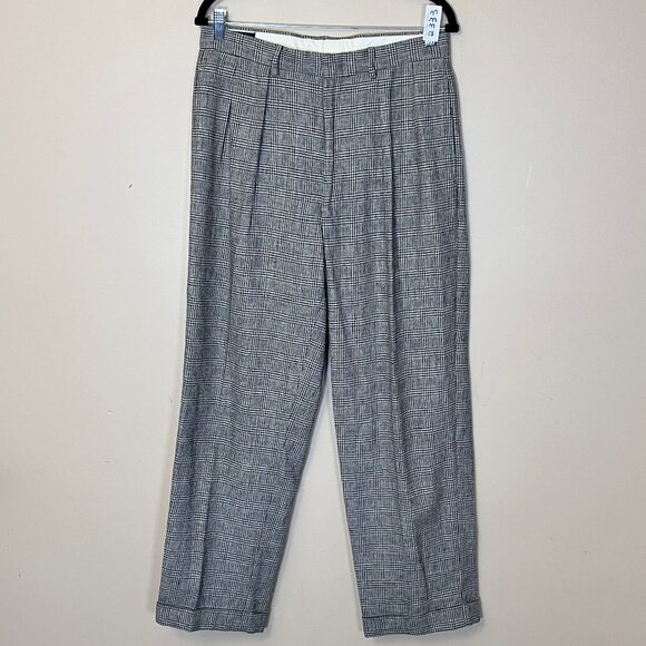 Polo Ralph Lauren Linen Blend Glen Plaid Trouser Pants Men's